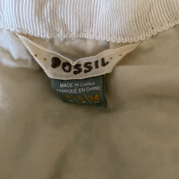 Fossil Women’s Size 4 Cream Lace Skirt - Picture 3 of 5